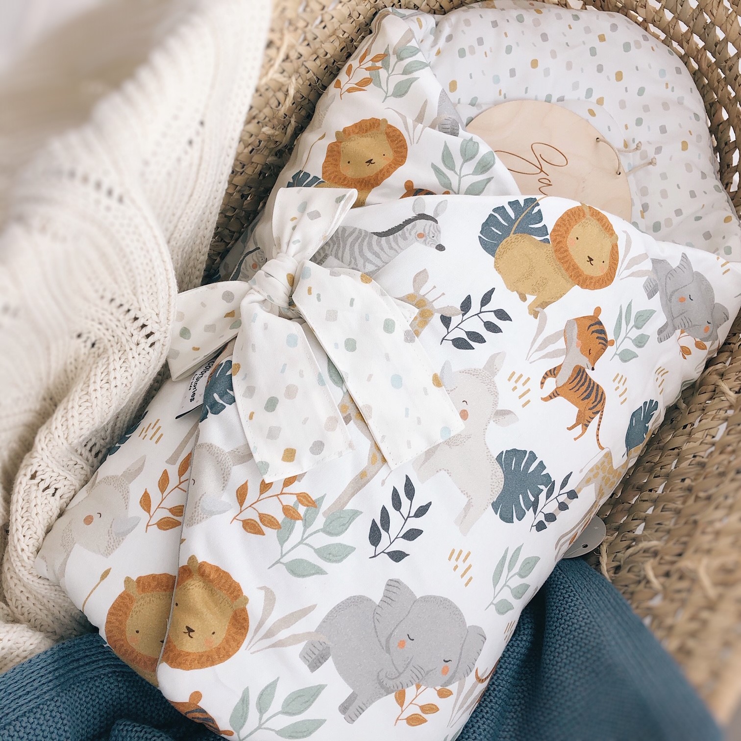 ColorStories Rożek Niemowlęcy Wild Safari 73x73cm