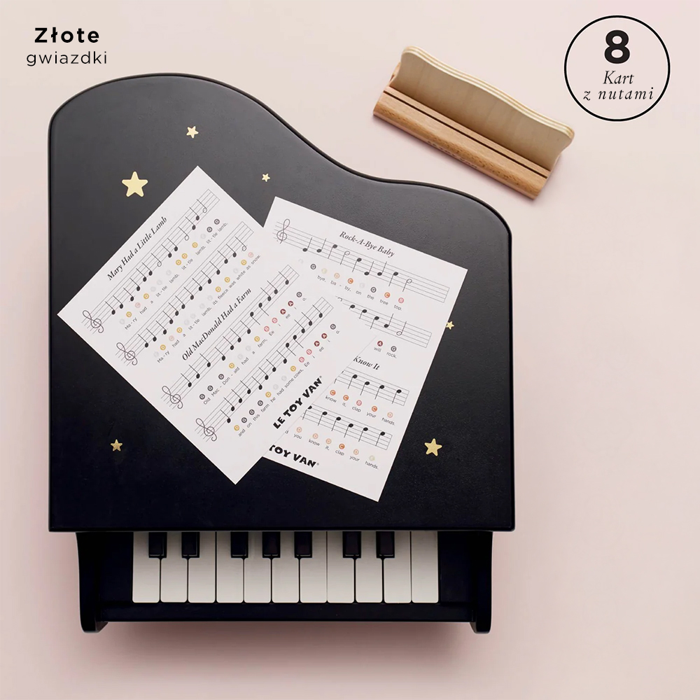 Le Toy Van – Drewniany fortepian edukacyjny dla dzieci 3+ FSC®