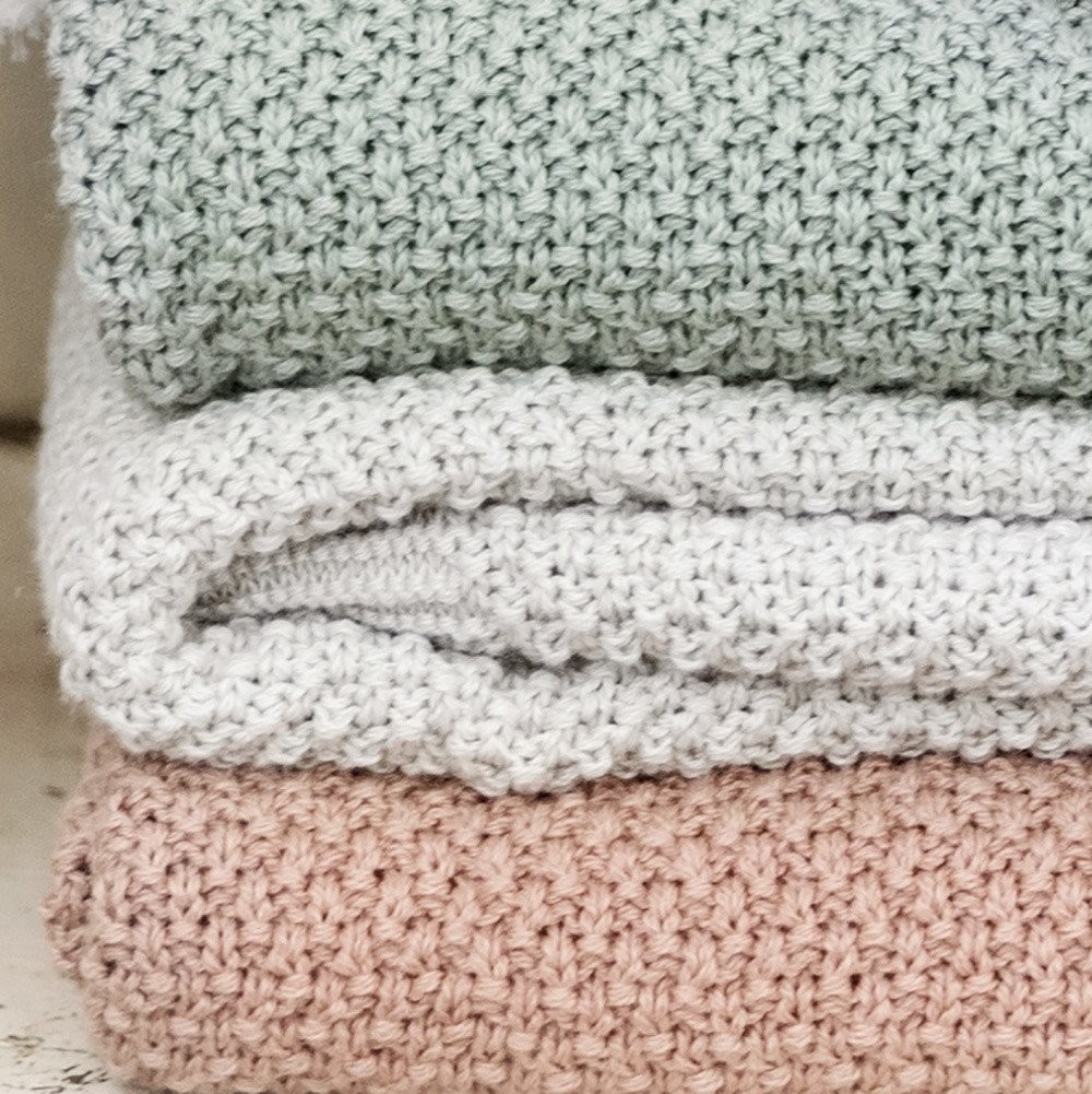 Elodie Details, Kocyk dzianinowy - Faded Rose