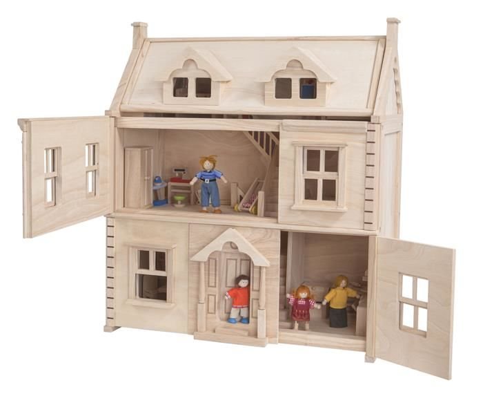 Plan Toys Wiktoriański domek dla lalek 64x32x73cm