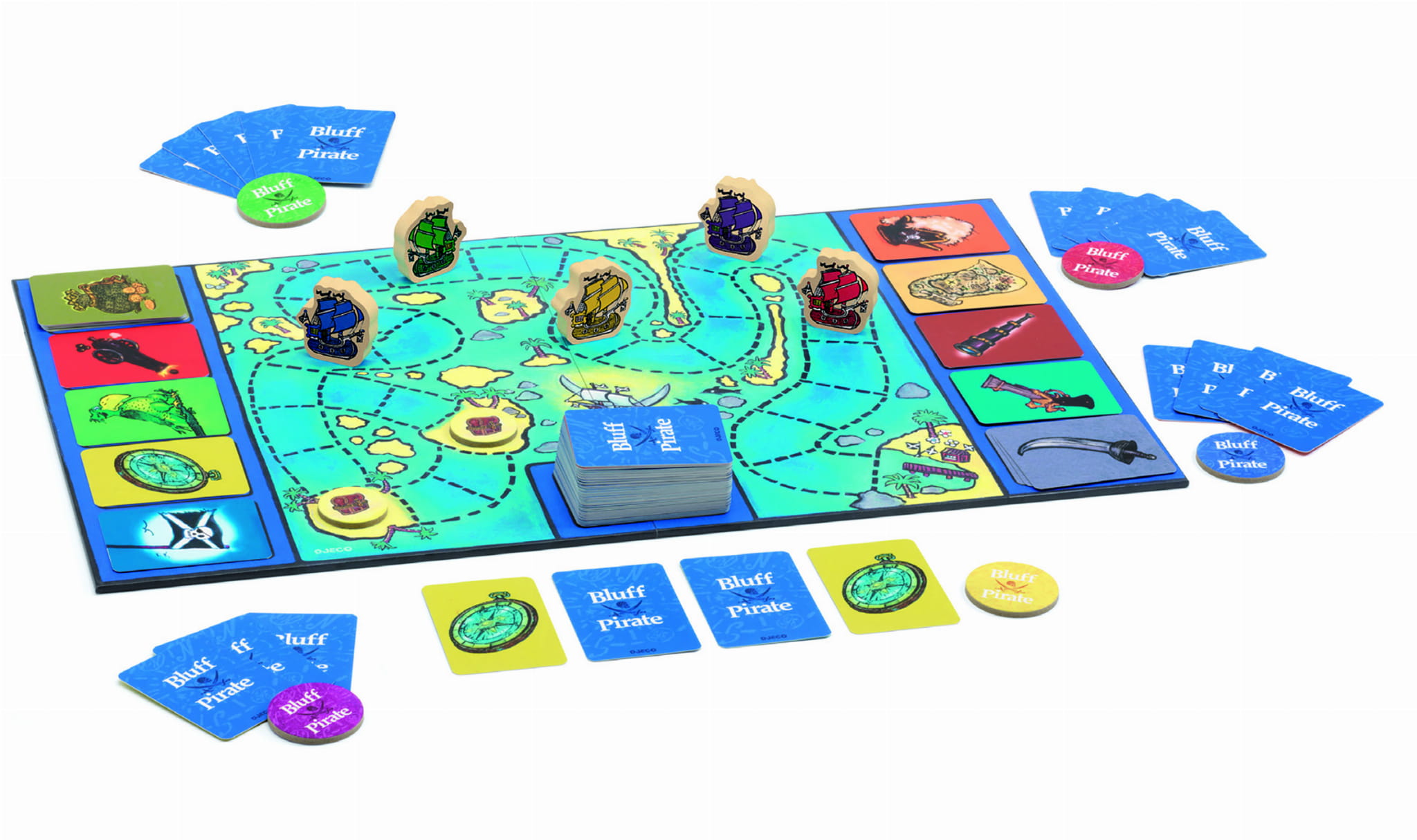 DJECO Gra "Zabawa i blef" Bluff Pirate 6+