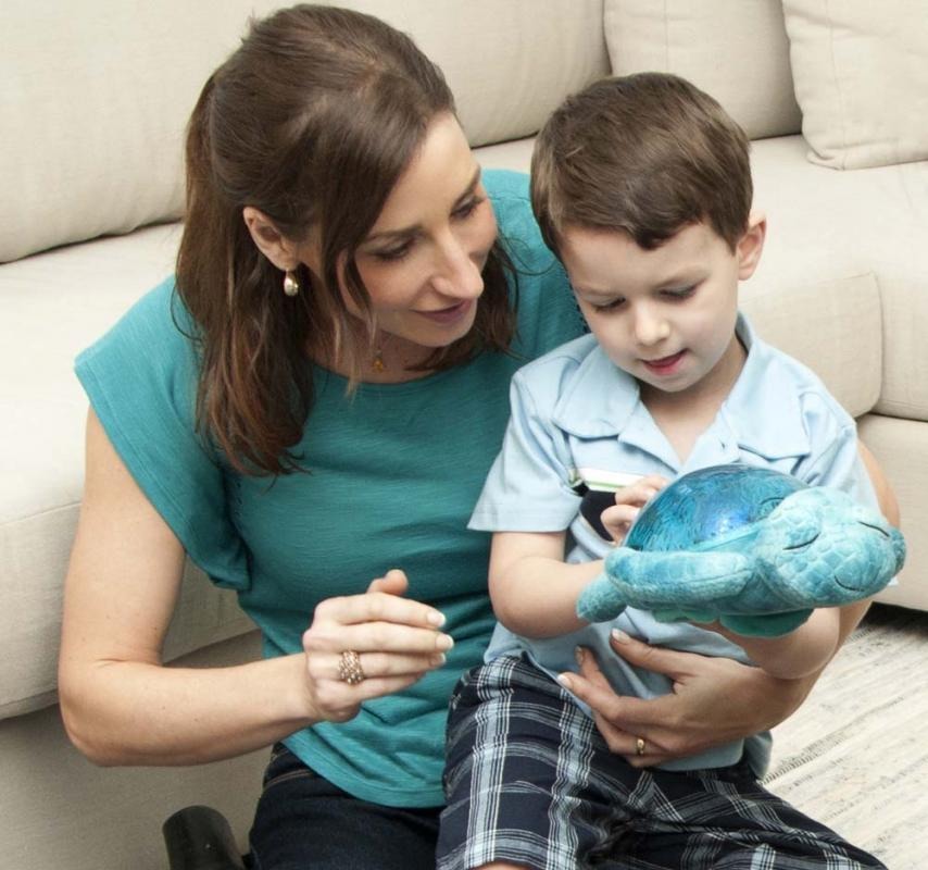 Cloud B Żółw Podwodny Aqua - Lampka Nocna Projekcja 0+