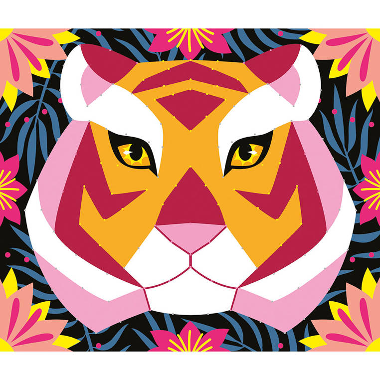 Janod Zestaw Kreatywny String Art Zwierzęta 8+