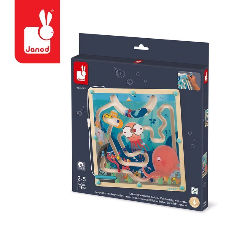 Janod Magnetyczny labirynt Ocean 2+