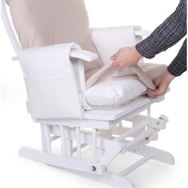 Childhome, Pokrowiec na fotel do karmienia biały