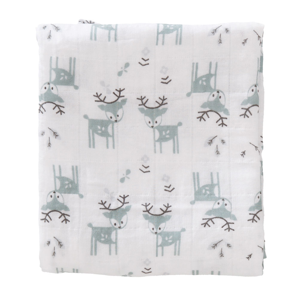 Fresk Pieluszki Muślinowe 2 szt. 120x120 Las