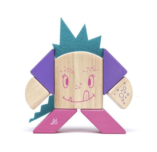 Tegu Klocki Magnetyczne STICKY MONSTERS Beans & Tumtum 1+