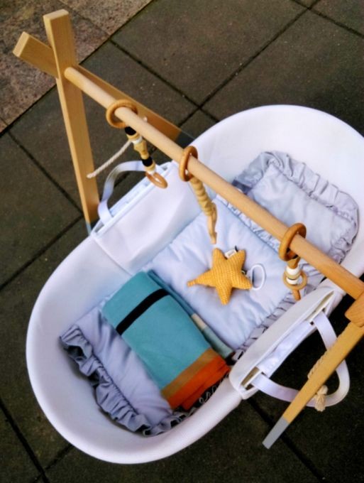 Shnuggle Kosz Mojżesza Dreami Ciemnoszary 0-6m