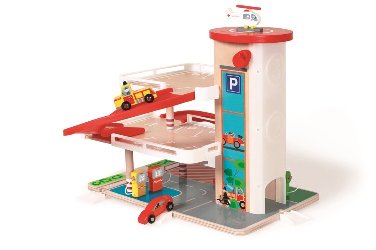 Scratch Garaż Drewniany z Windą 3+