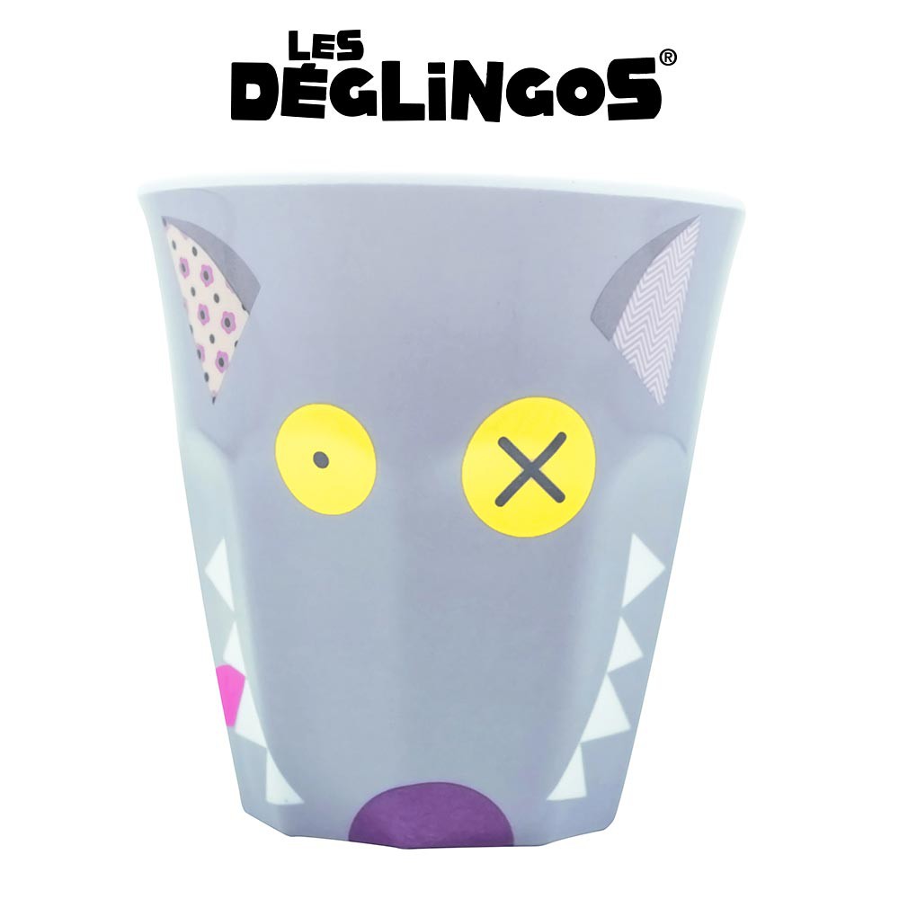 Les Deglingos Kubek Wilk Bigbos Melamina 9cm 1+