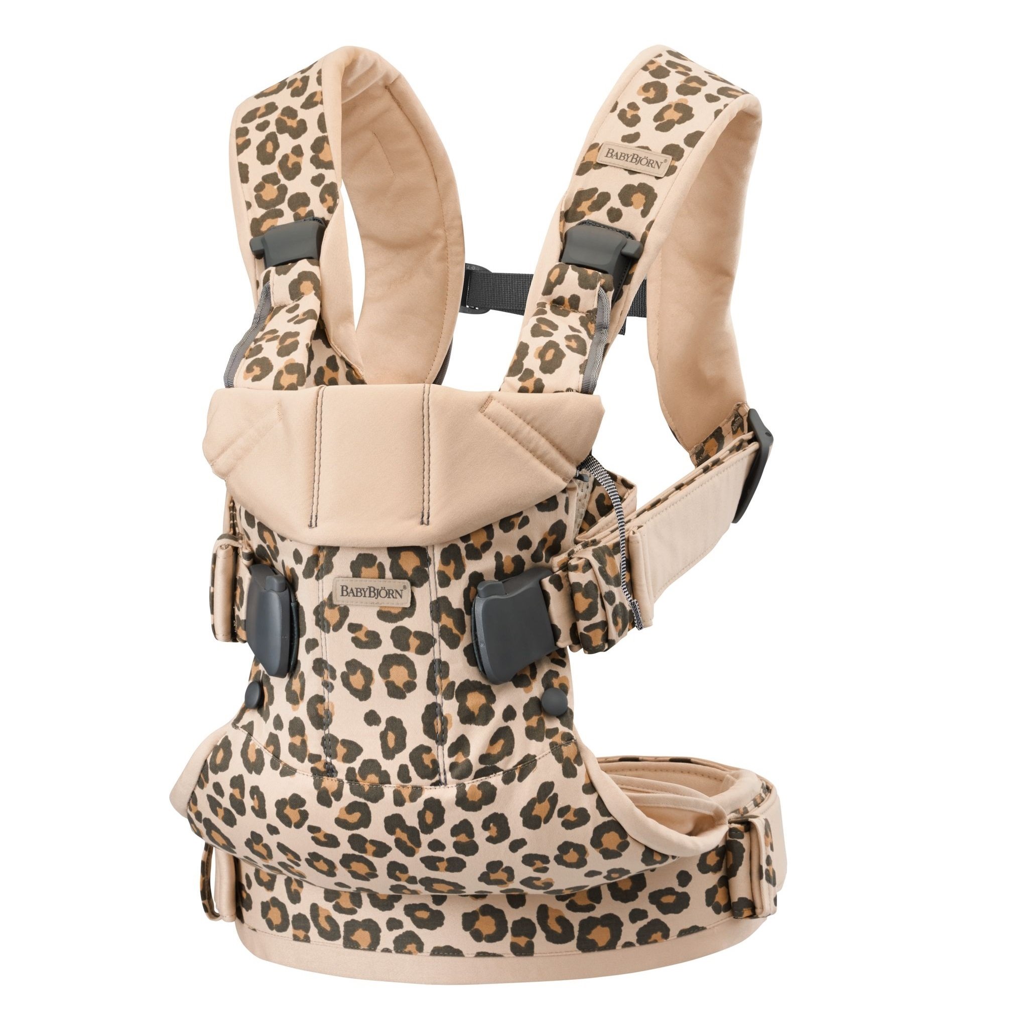 BabyBjorn Nosidełko ONE Beż/Leopard 0+ msc