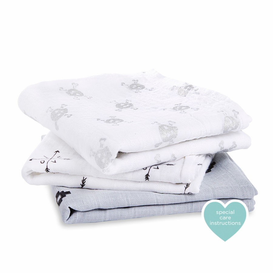 Aden & Anais Pieluszki Muślinowe Zestaw 3 szt. 70x70 'Lovestruck'