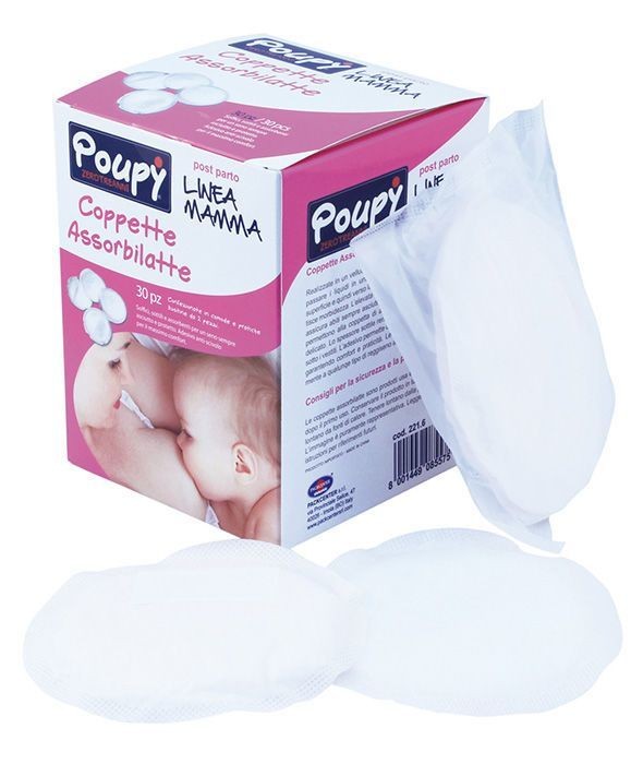 Poupy, Wkładki Laktacyjne, 30 szt.