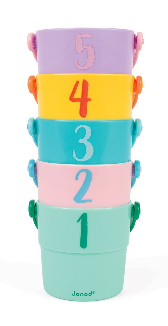 Janod Wiaderka do Kąpieli Zwierzątka 5 el. 10m+