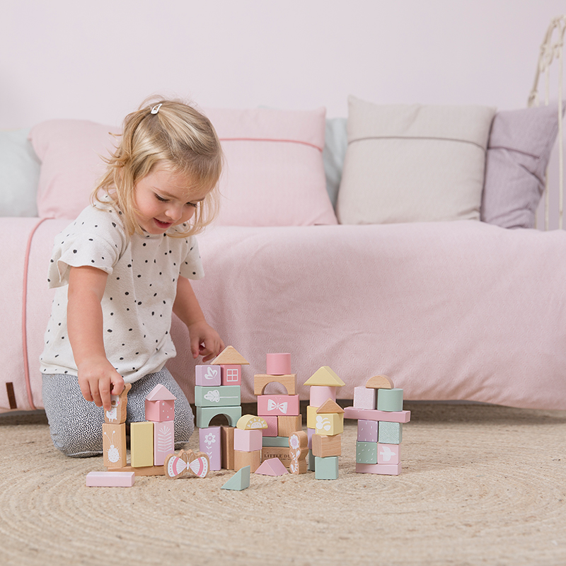 Little Dutch Klocki Różowe 20el 12+