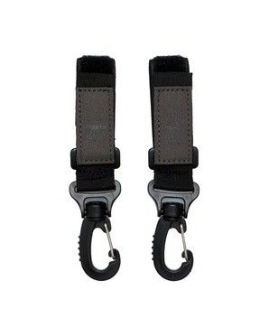 Lassig Zaczepy do wózka uniwersalne czarne