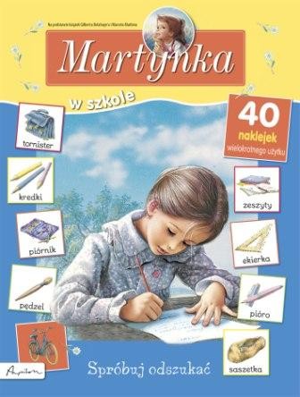 Martynka w szkole Naklejanki 12 stron 2016