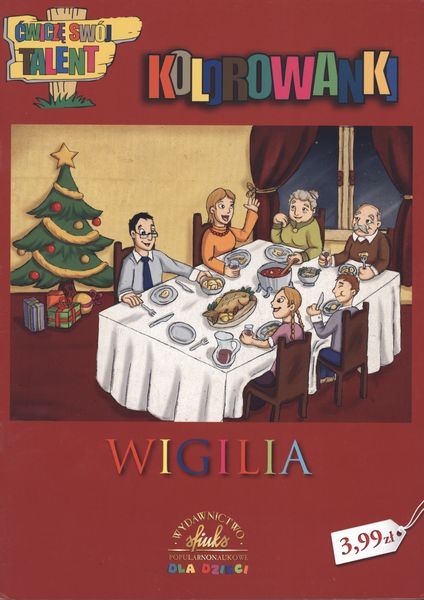 Wigilia Kolorowanka Bożonarodzeniowa 16 stron 3+