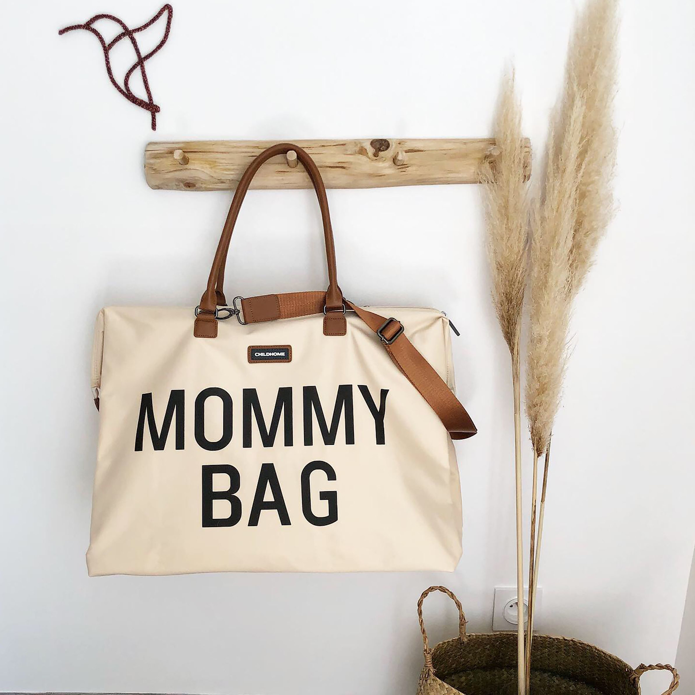 Childhome, Torba podróżna Mommy Bag kremowa