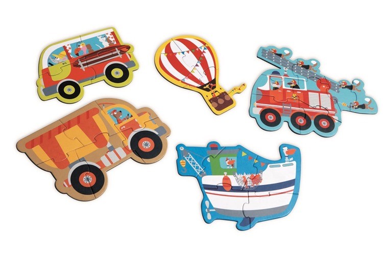 Scratch Pierwsze Puzzle Pojazdy 2+ 6el.