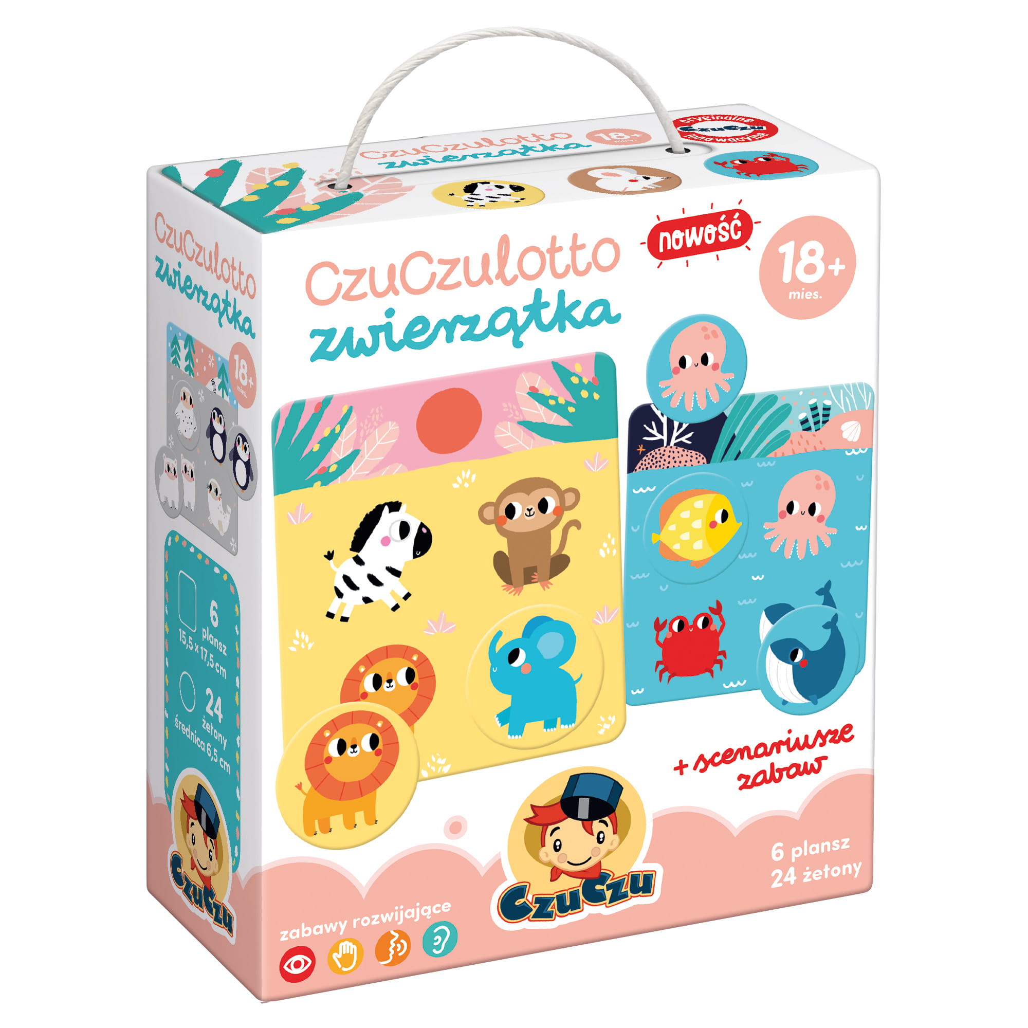 Czuczu Lotto Zwierzątka - Gra Edukacyjna 1.5+