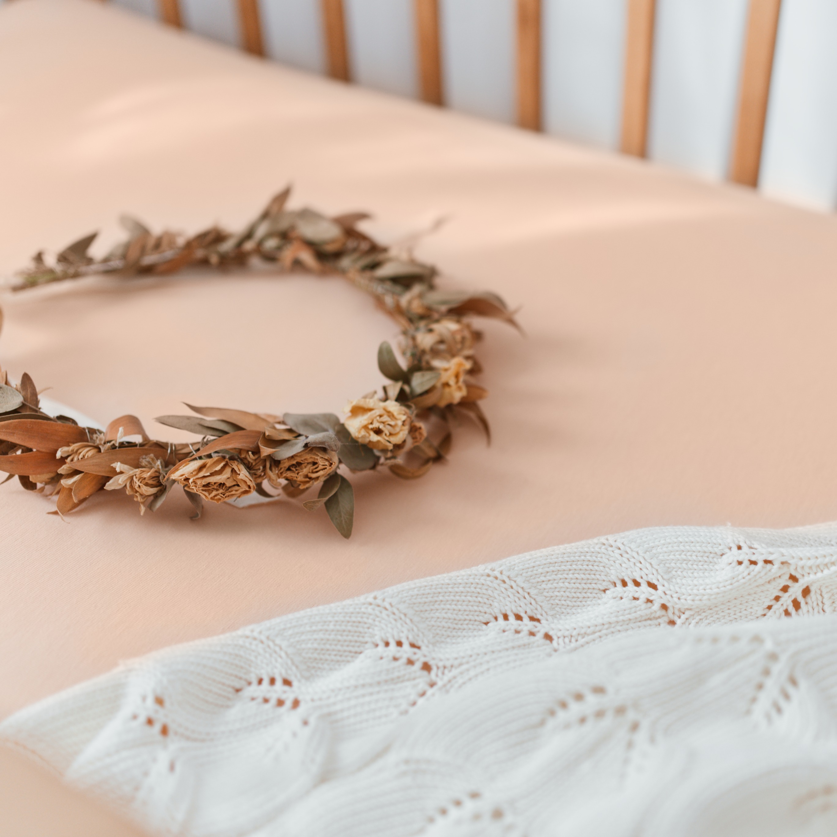 Poofi Kocyk bambusowy Milano kokosowy 80x100cm