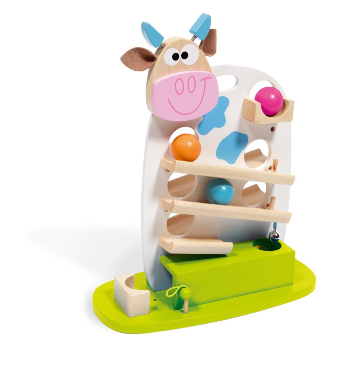 Krówka Kulodrom Drewniana dla Dzieci 12m+