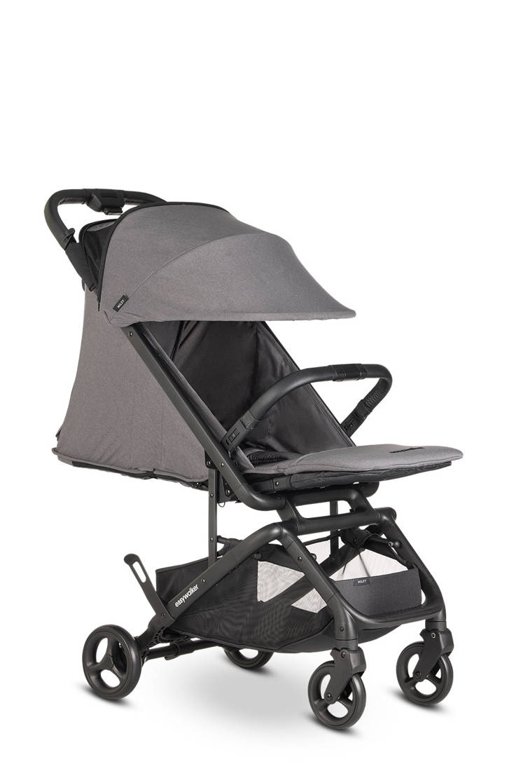 Easywalker Miley² Wózek Spacerowy Marble Grey 0+ z Torbą