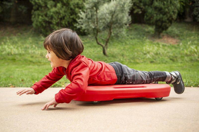 Italtrike Czerwona deskorolka deska na kółkach Mini Eolo 