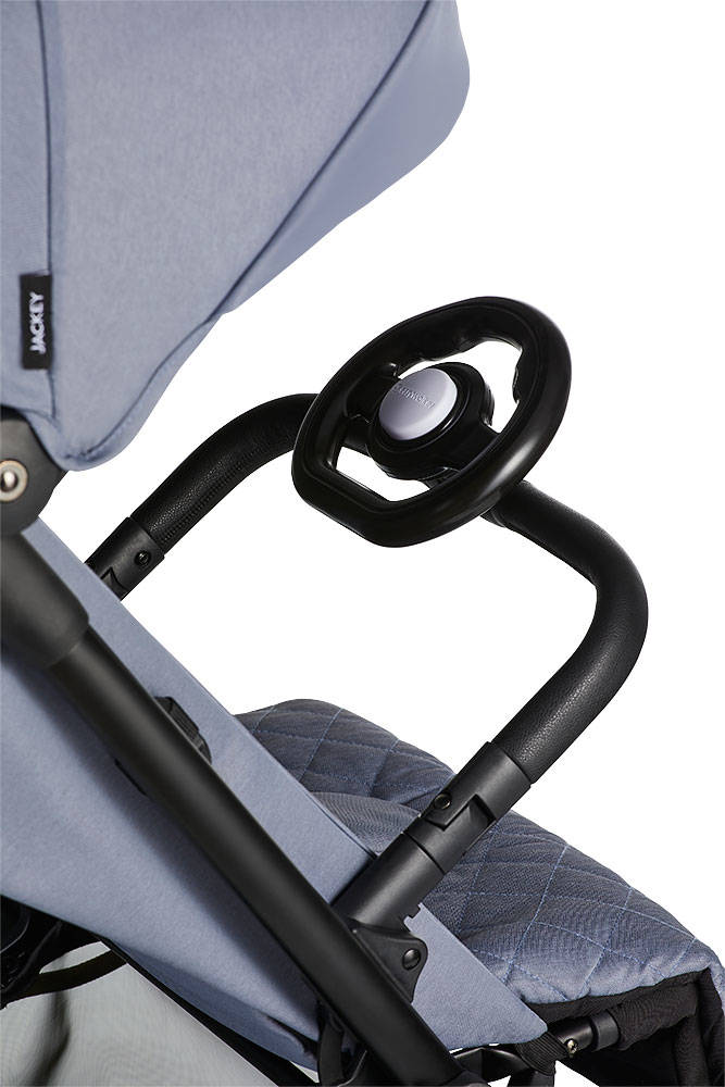 Easywalker Jackey Wózek Spacerowy Samoskładający Steel Grey