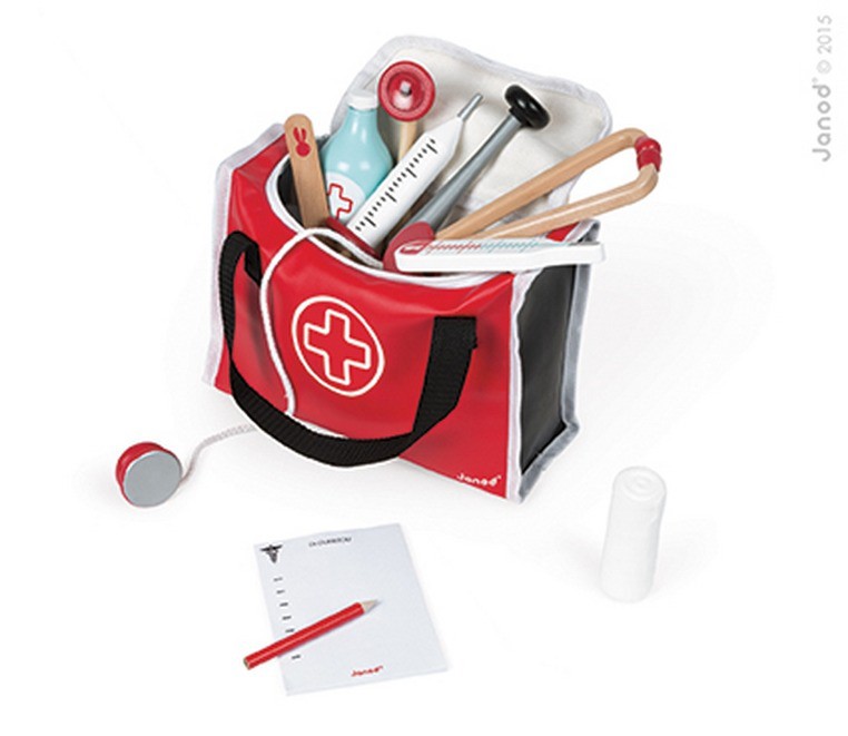 Janod Zestaw Lekarza z 10 Akcesoriami 3+