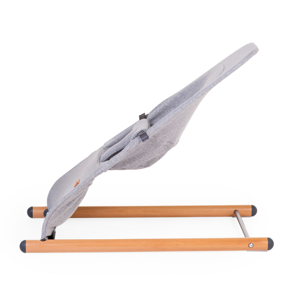 Childhome Leżaczek Bujany Evolux Jersey Grey 0+