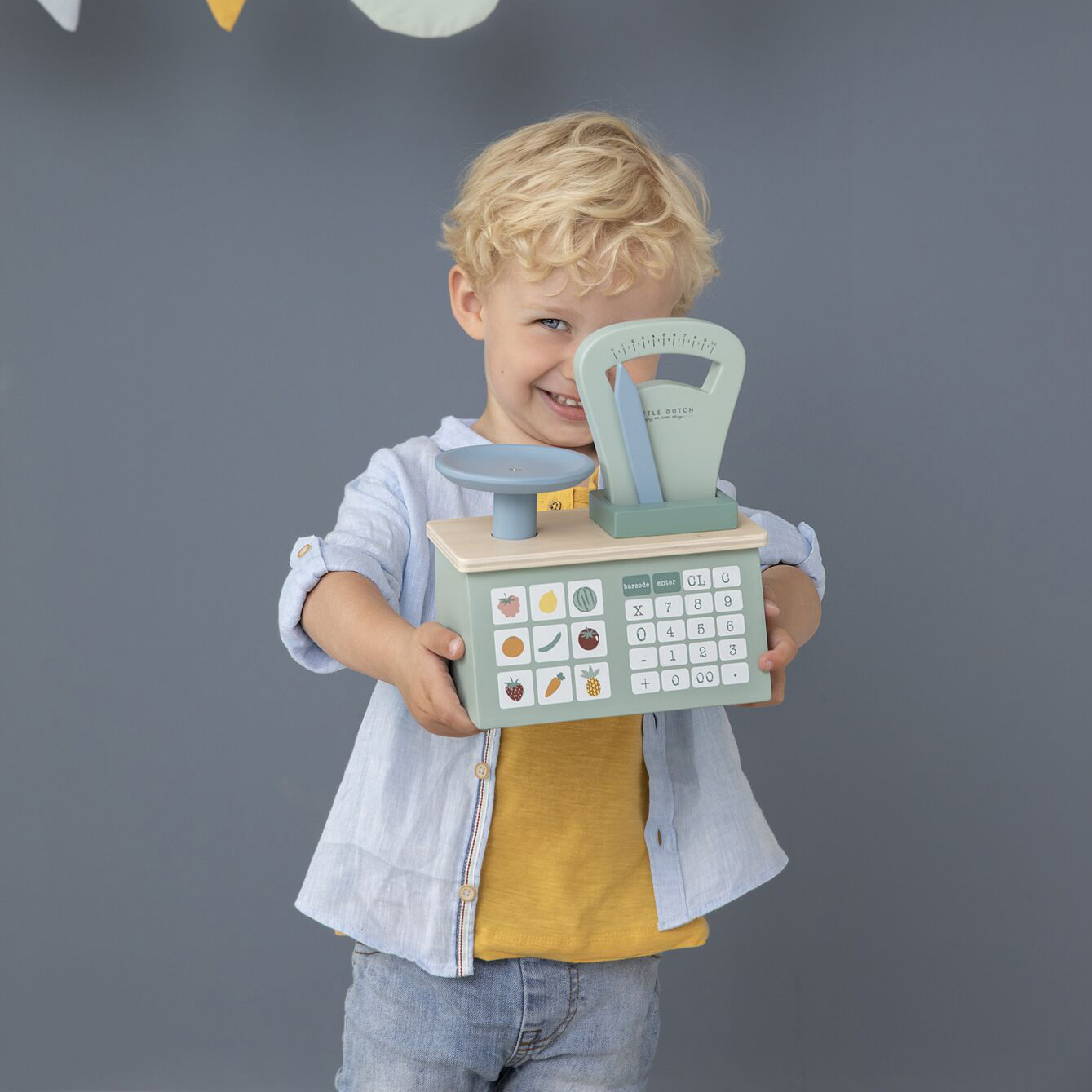 Little Dutch Drewniana waga edukacyjna 3+