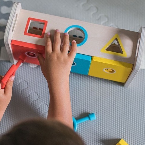 Janod Drewniany Sorter z Kluczykami Essentiel 18m+