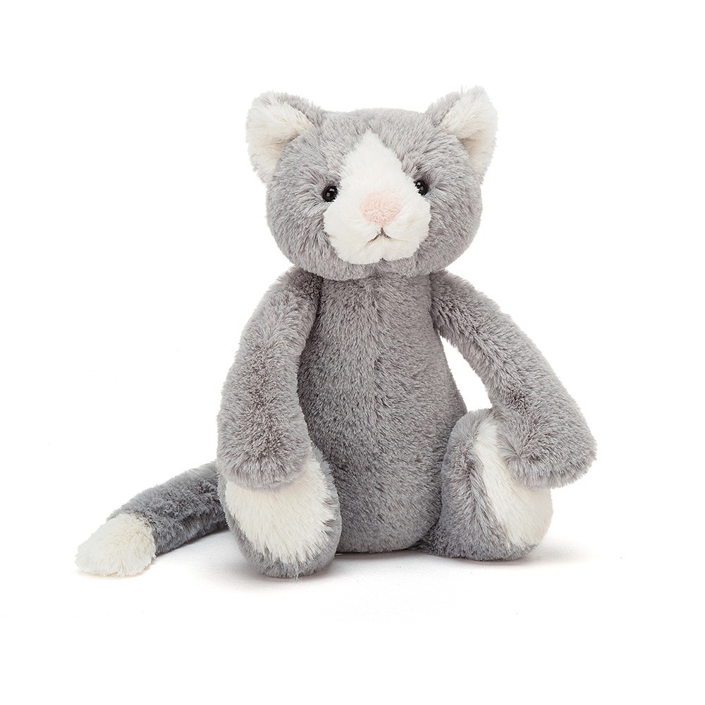 Jellycat Kot szary pluszak 18cm 0+