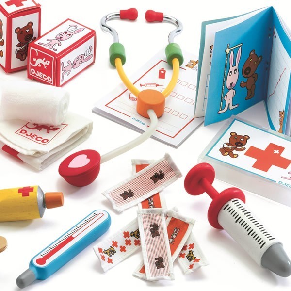 Djeco Zestaw Małego Weterynarza 3+ Walizeczka