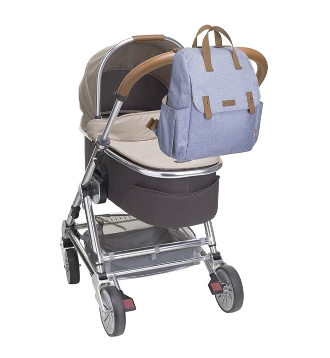 Babymel Torba Plecak Robyn Bluebell - Praktyczna dla Mamy