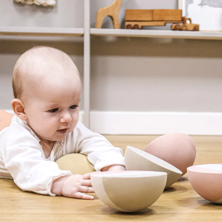 Kamienie piankowe Rose zabawka sensoryczna ruchowa klocki dla dzieci bObles