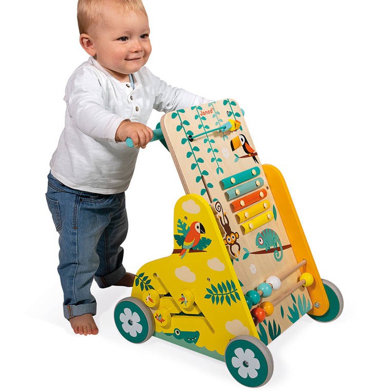 Janod Pchacz Edukacyjny Tropik 12m+