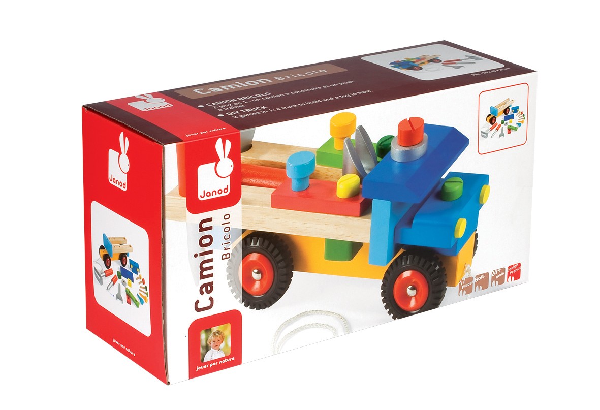 Janod, samochód z narzędziami