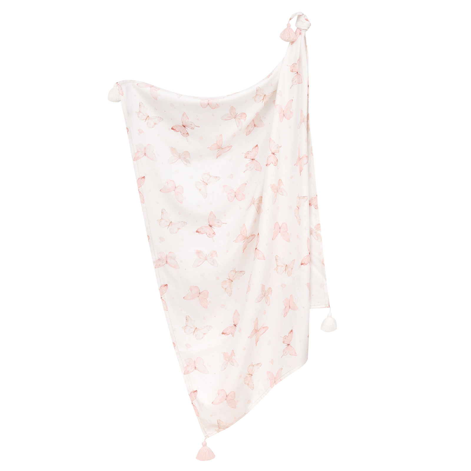 Samiboo Otulacz Bambusowy L Motyle 120x100cm