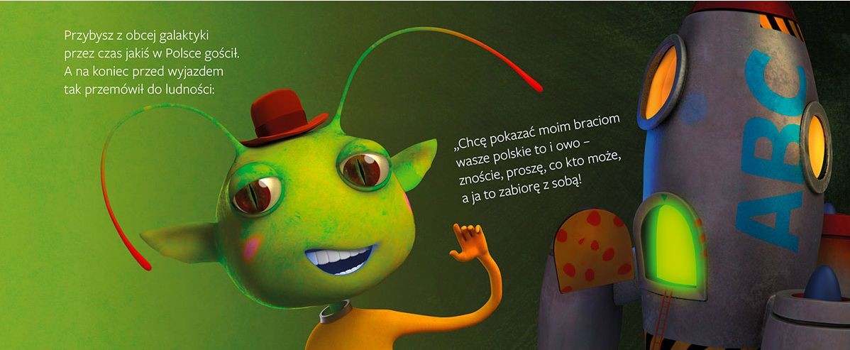 Bajka "Wielka podróż z abecadłem" Strzałkowska 3+