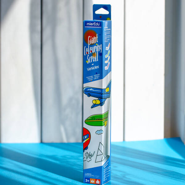 Mieredu, Gigantyczna Kolorowanka W Rolce Pojazdy