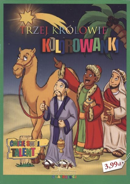 Kolorowanka Bożonarodzeniowa Trzej Królowie 16 stron