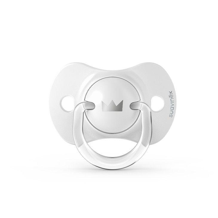 Suavinex Smoczek Fizjologiczny SX PRO 0-6M - Szara Korona