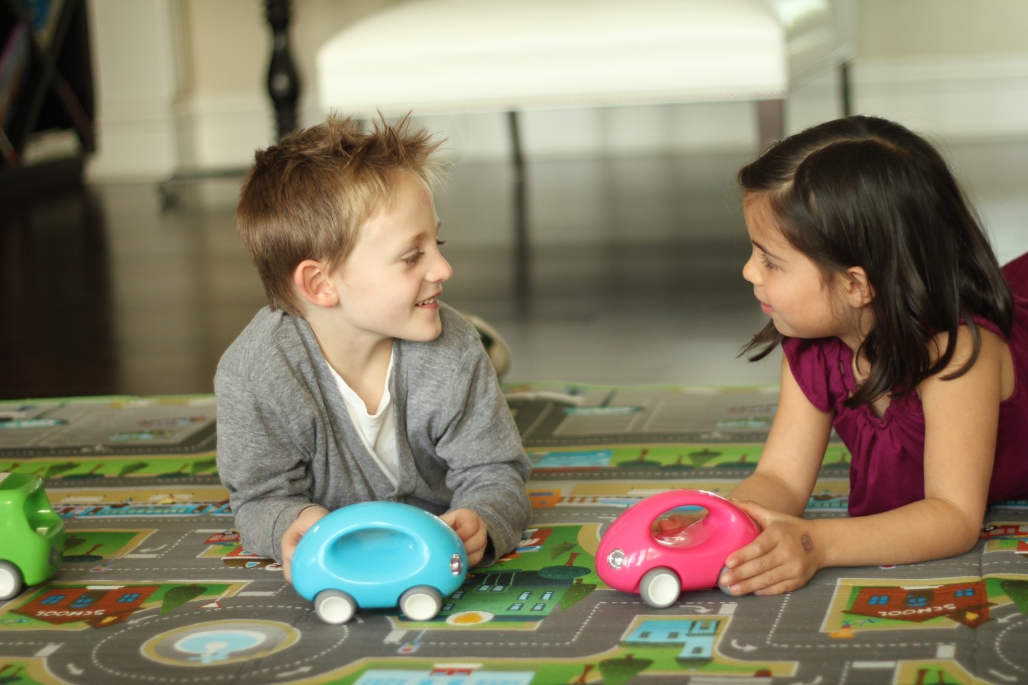 Mata Piankowa Playmat Dwustronna Zwierzęta 176x198cm