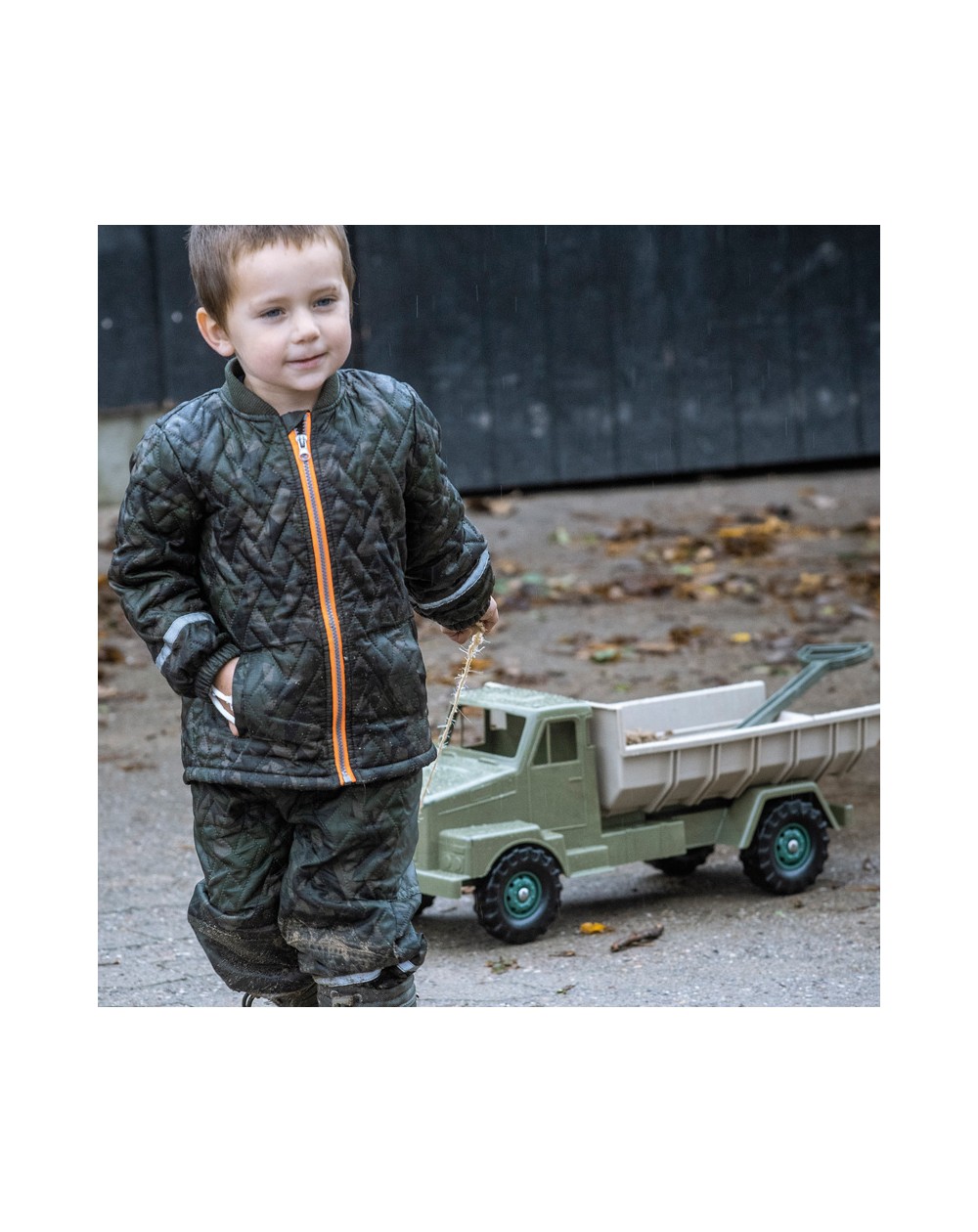 Dantoy Auto Wywrotka XXL Zielona Recykling 2+