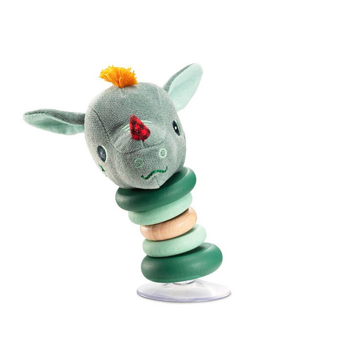 Lilliputiens Grzechotka Smok Joe z przyssawką 6m+