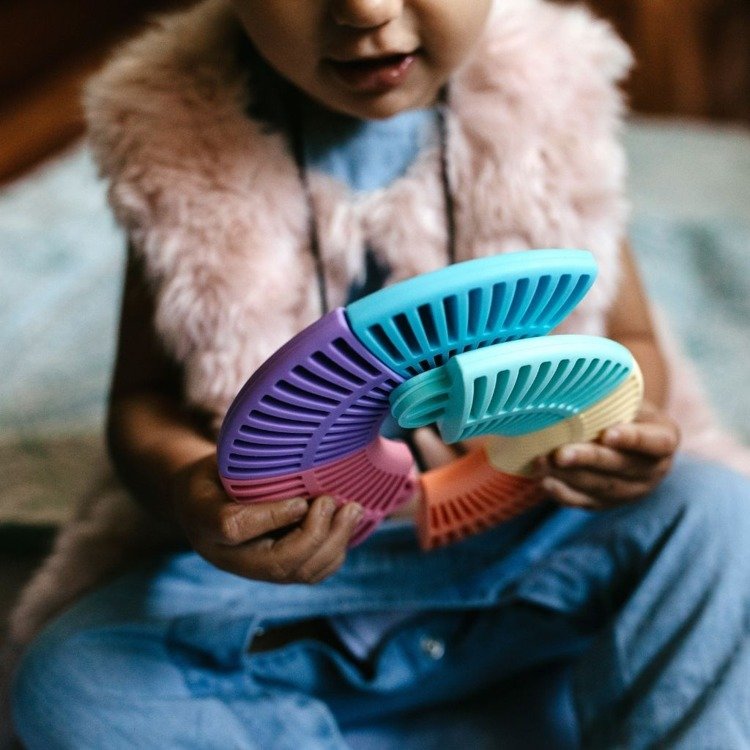 Jellystone Designs Puzzle Sensoryczne Pastelowe Kółko 1+