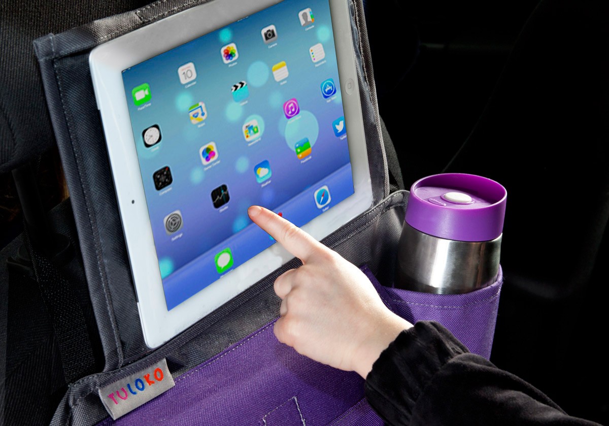 Tuloko Organizer podróżnika czarny uchwyt tablet 2+